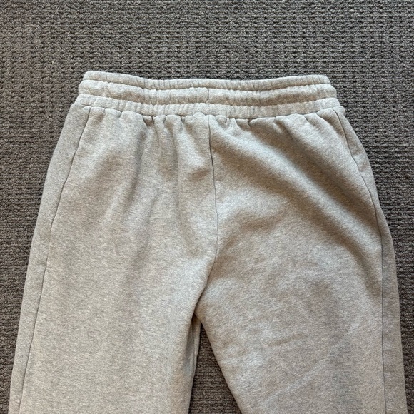 Quince Women's Organic Heavyweight Fleece Boyfriend Sweatpants Medium Grey Gray - Picture 6 of 13